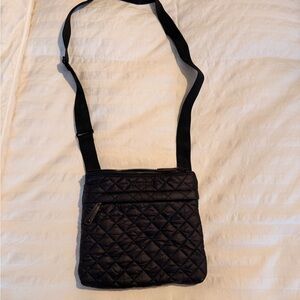 MZ Wallace Black Quilted crossbody Bag